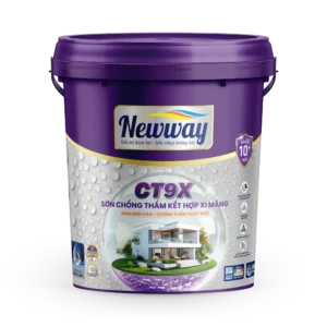 Sơn chống thấm kết hợp xi măng: Newway CT9X